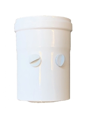 Concentric connector for mounting a straight pipe on the TTulpe C-Meister 13