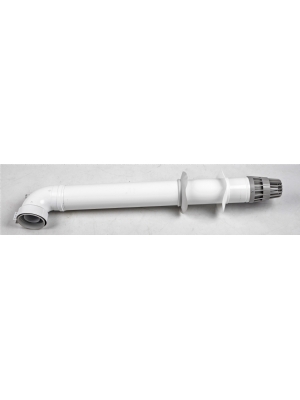 Flue gas outlet / fresh air supply 60/100 mm suitable for the TTulpe C-Meister 11 and 14 gas water heaters