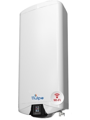 Horizontal or vertical, 3300 Watt (2.1 kW + 1.2 kW) smart boiler with very extensive functions, 80 litre, incl. Wi-Fi for control with your smart phone
