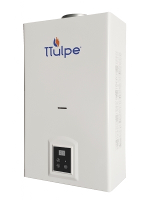 TTulpe Indoor B-10 Eco propane gas water heater, 10 liters per minute with digital display