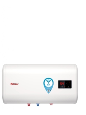 Flat 80 liter boiler with WiFi, horizontal assembly