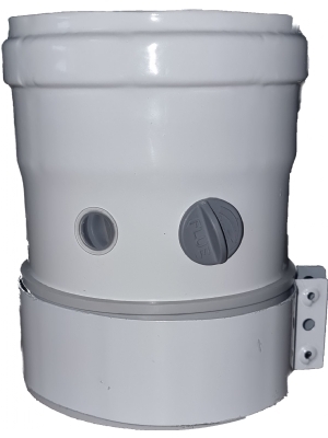 Concentric connector for mounting a straight pipe on the TTulpe C-Meister 11 & 14