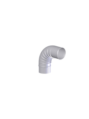 NEN 7203 Aluminum thin-walled flue gas outlet elbow 90 degrees; flanged; 80 suitable for the Cointra Optima COB-5 water heaters.