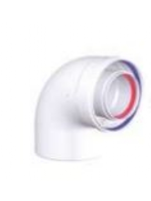 Concentric 90 degrees elbow Male/Female