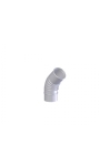 Alu folded elbow 45 degrees 110 mm for COB-10 & COB-11 | KIIP.shop
