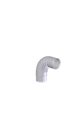 Alu folded elbow 90 degrees 130 mm for COB-14 NEN-7203 blanc | KIIP.shop